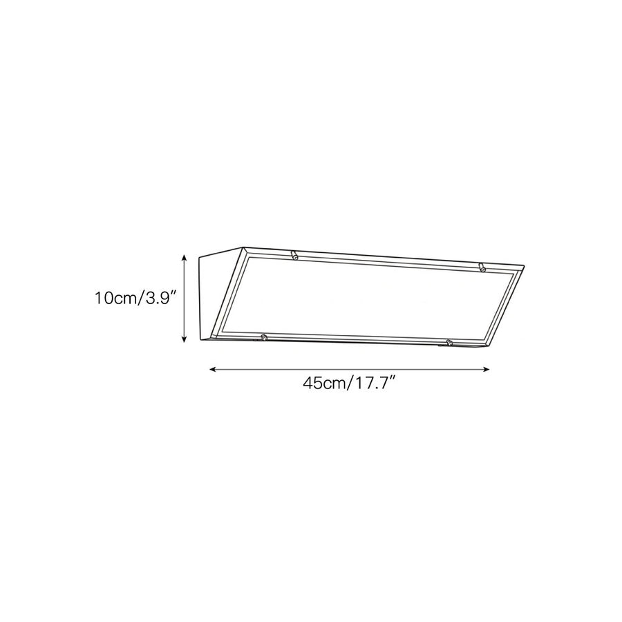 Recbox Wall Lamp – detail 3 — Dimension drawings 1