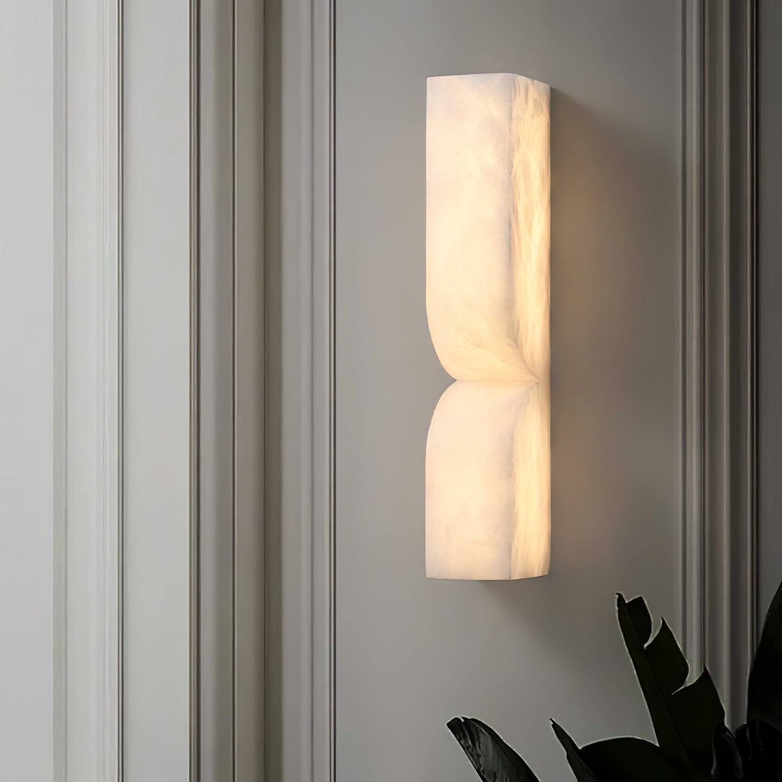 Rectangular Alabaster Wall Lamp – Radilum