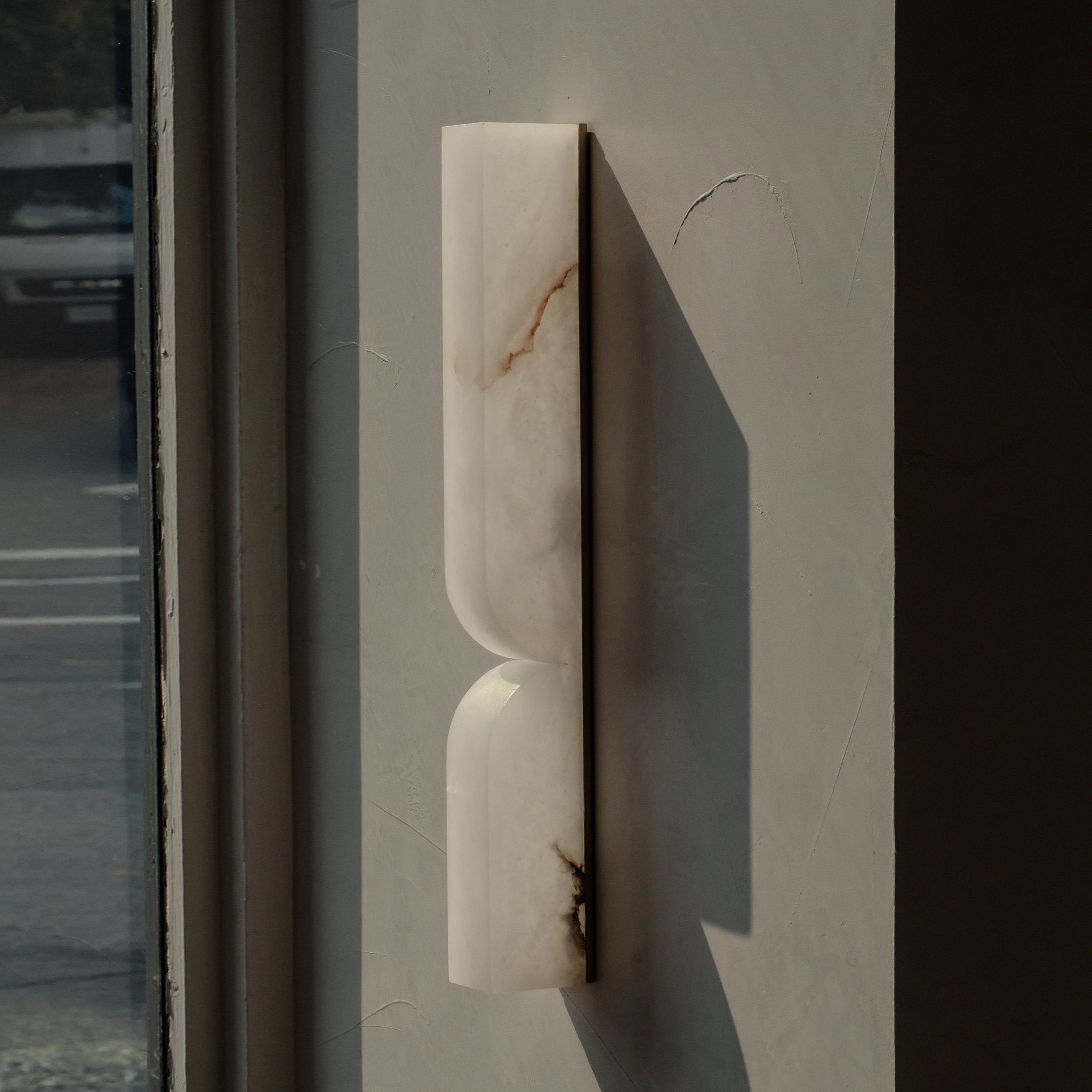Rectangular Alabaster Wall Lamp – Radilum