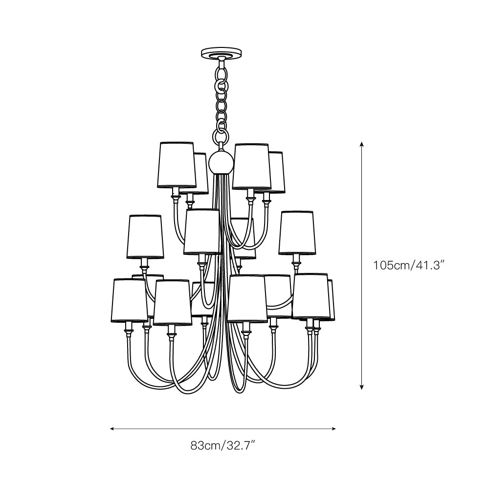 Reed Chandelier