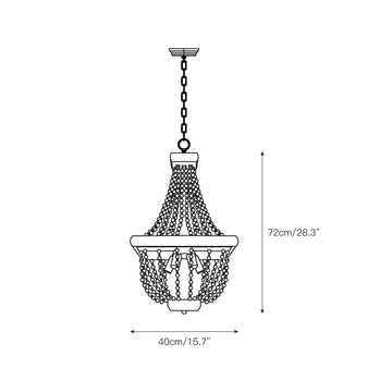 Regas Chandelier – detail 3 — Dimension drawings 1