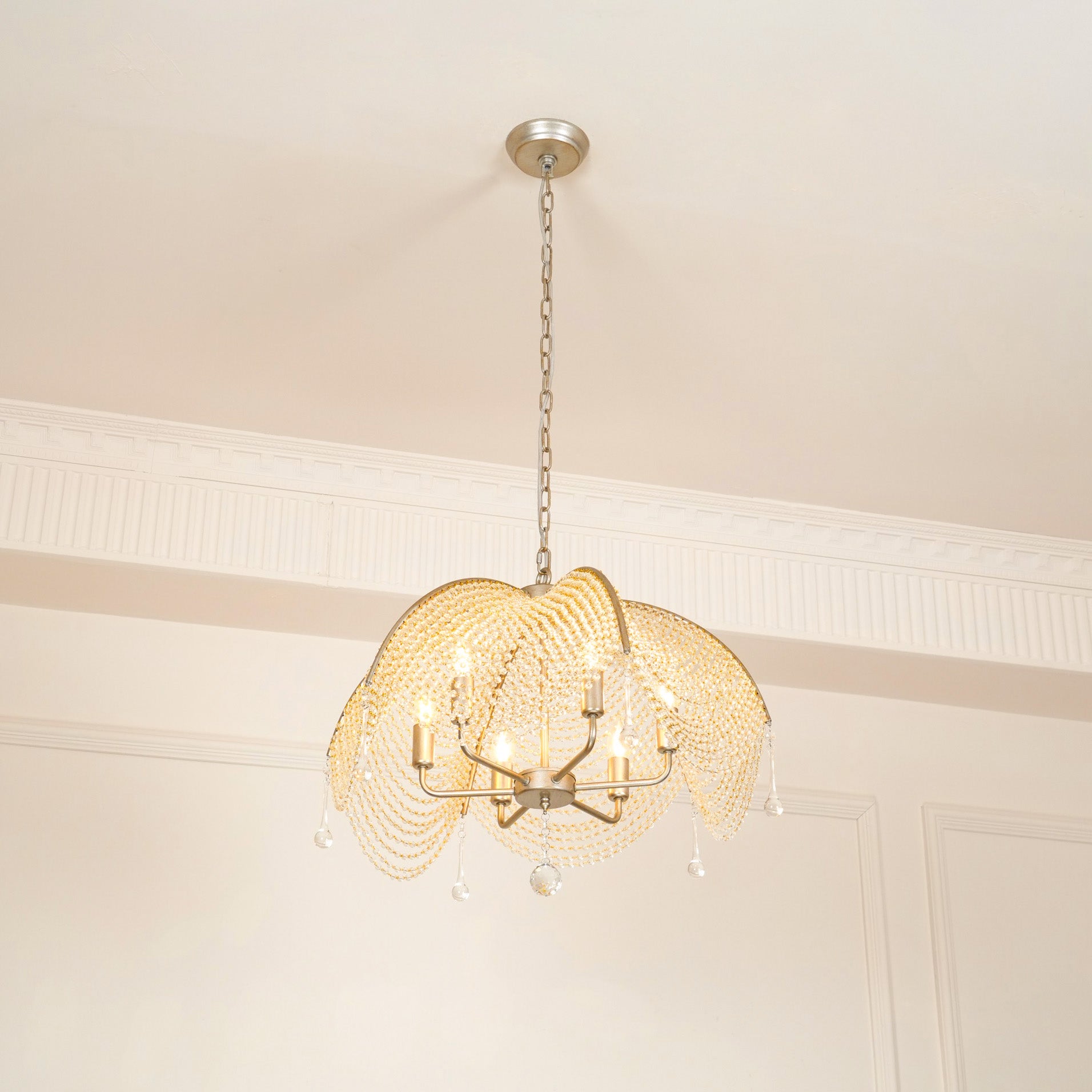 Regency Style Beads Chandelier