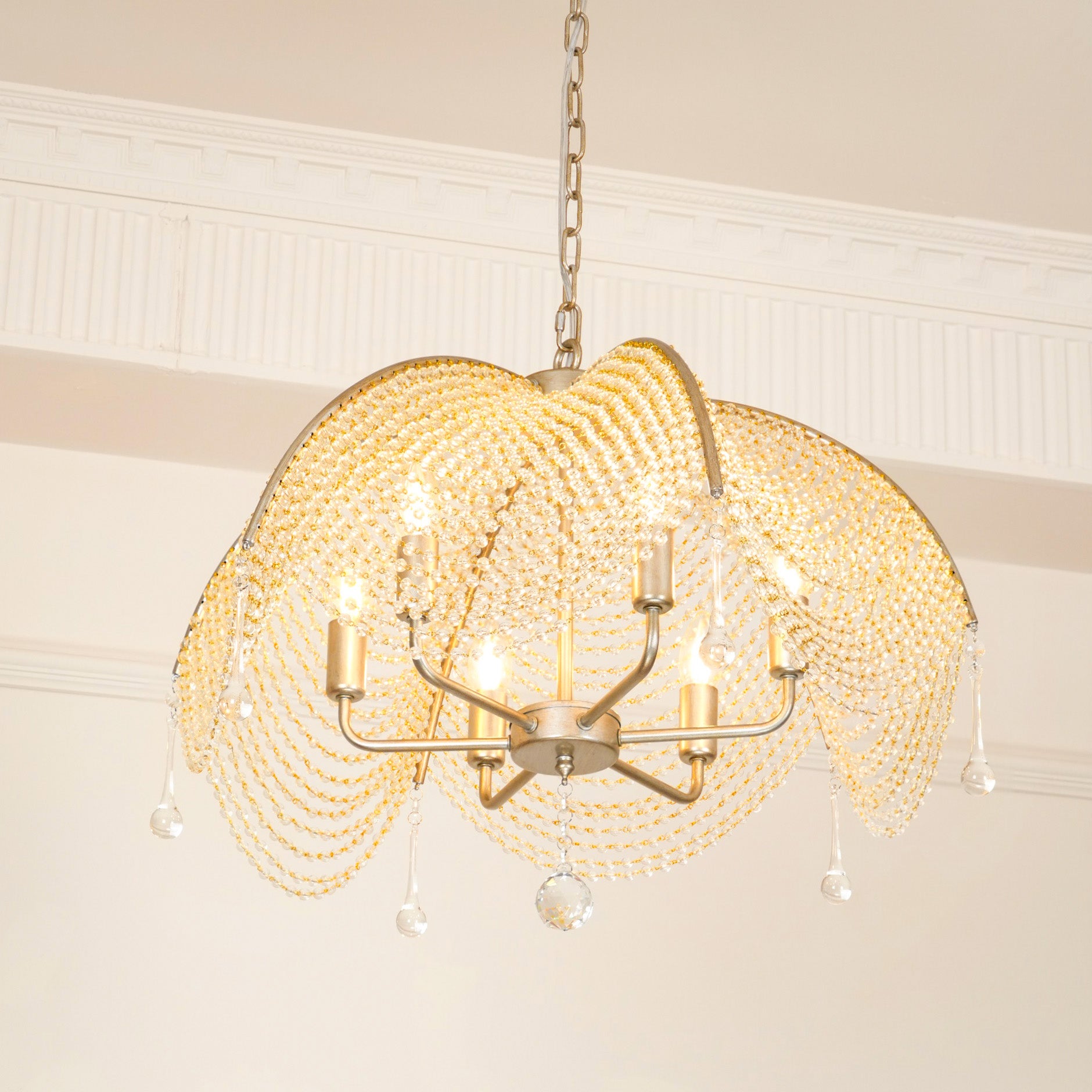 Regency Style Beads Chandelier