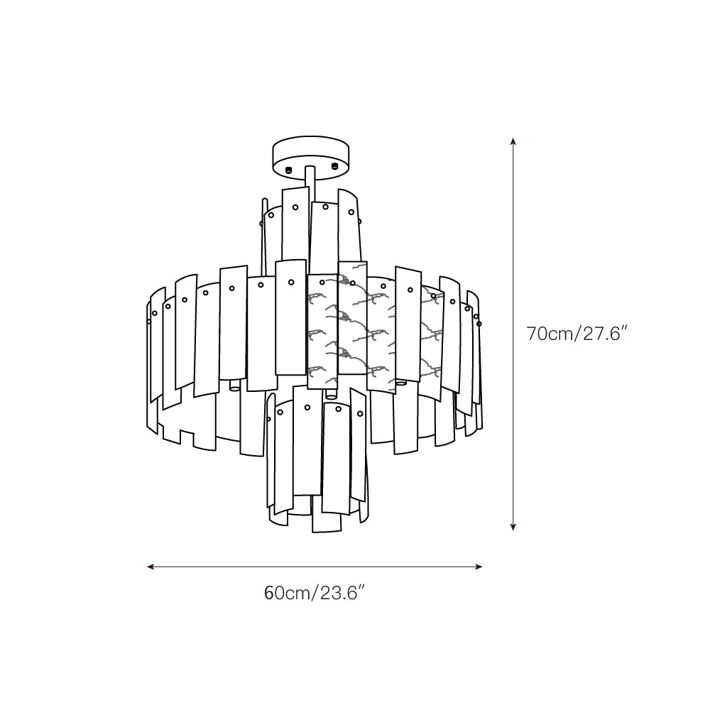 Regina Alabaster Chandelier