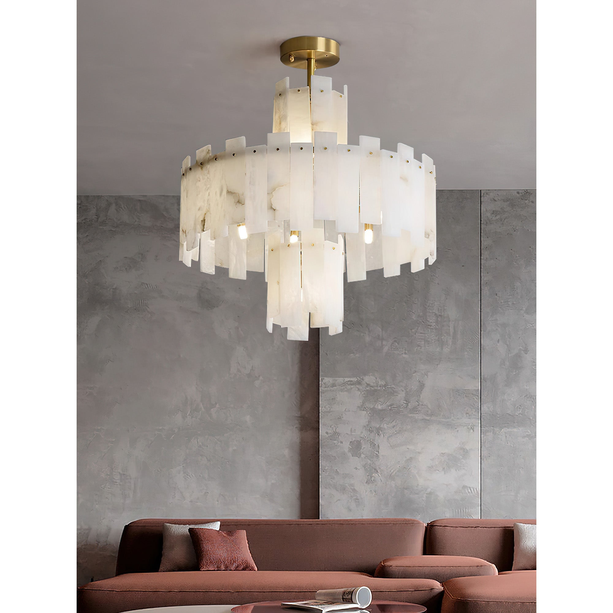 Regina Alabaster Chandelier