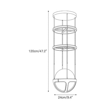 Reprise Pendant Lamp – detail 3 — Dimension drawings 1