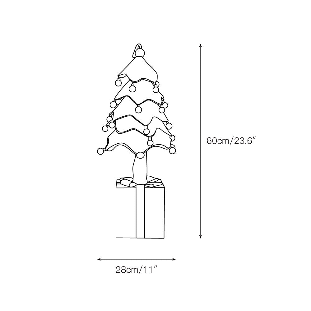 Retractable Xmas Tree Gift Lamp