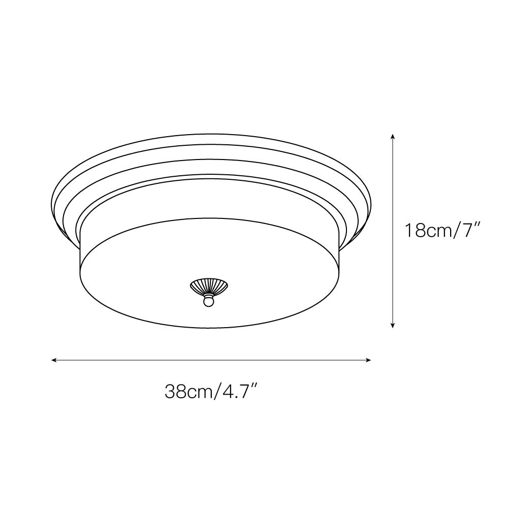 Retro Flush Ceiling Lamp