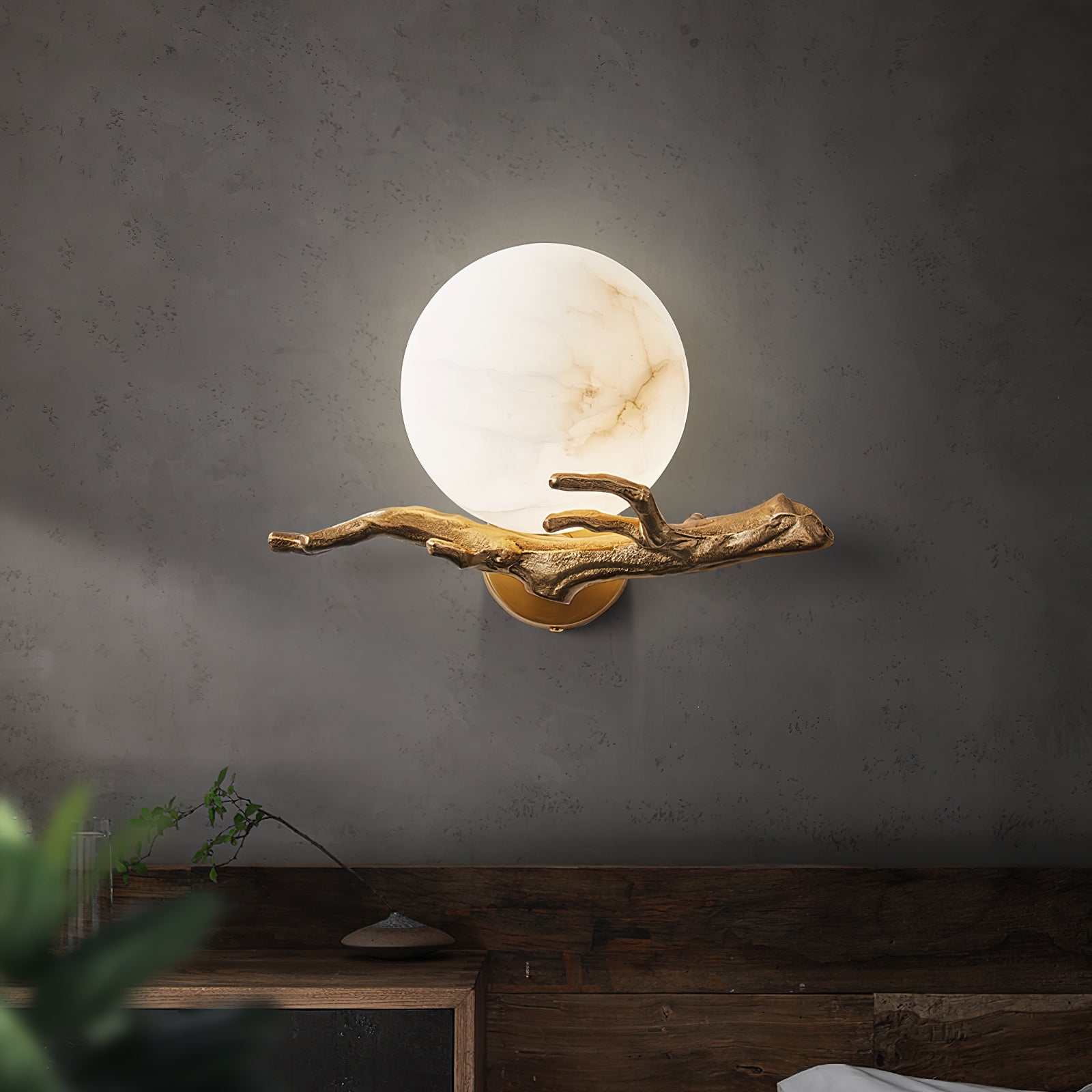 Retro Twigs Wall Lamp