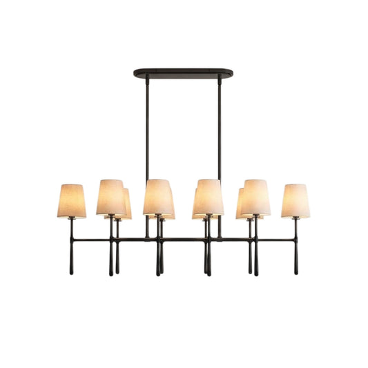 Rhodes Double Linear Chandelier