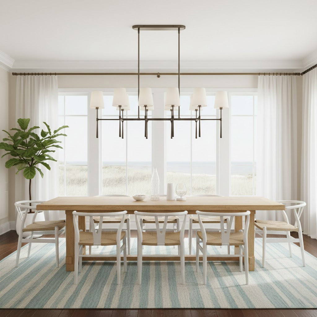 Rhodes Double Linear Chandelier