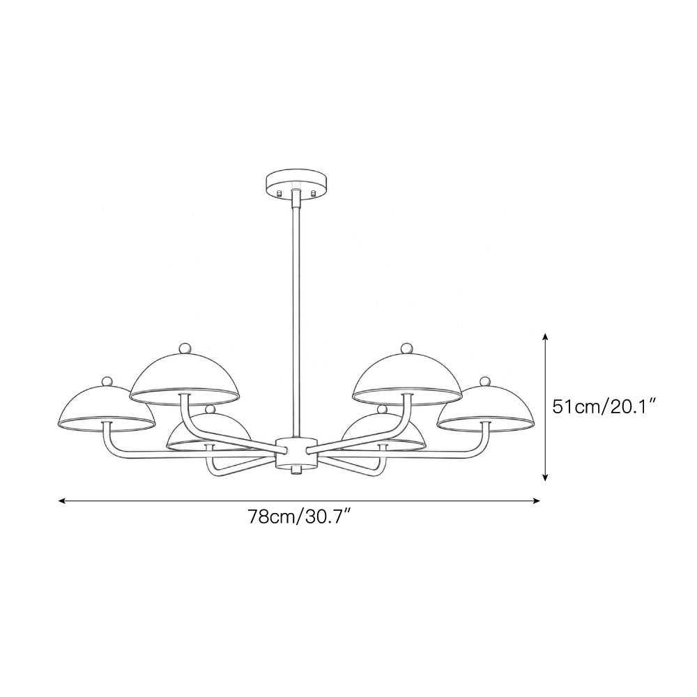 Ripple Chandelier – detail 3