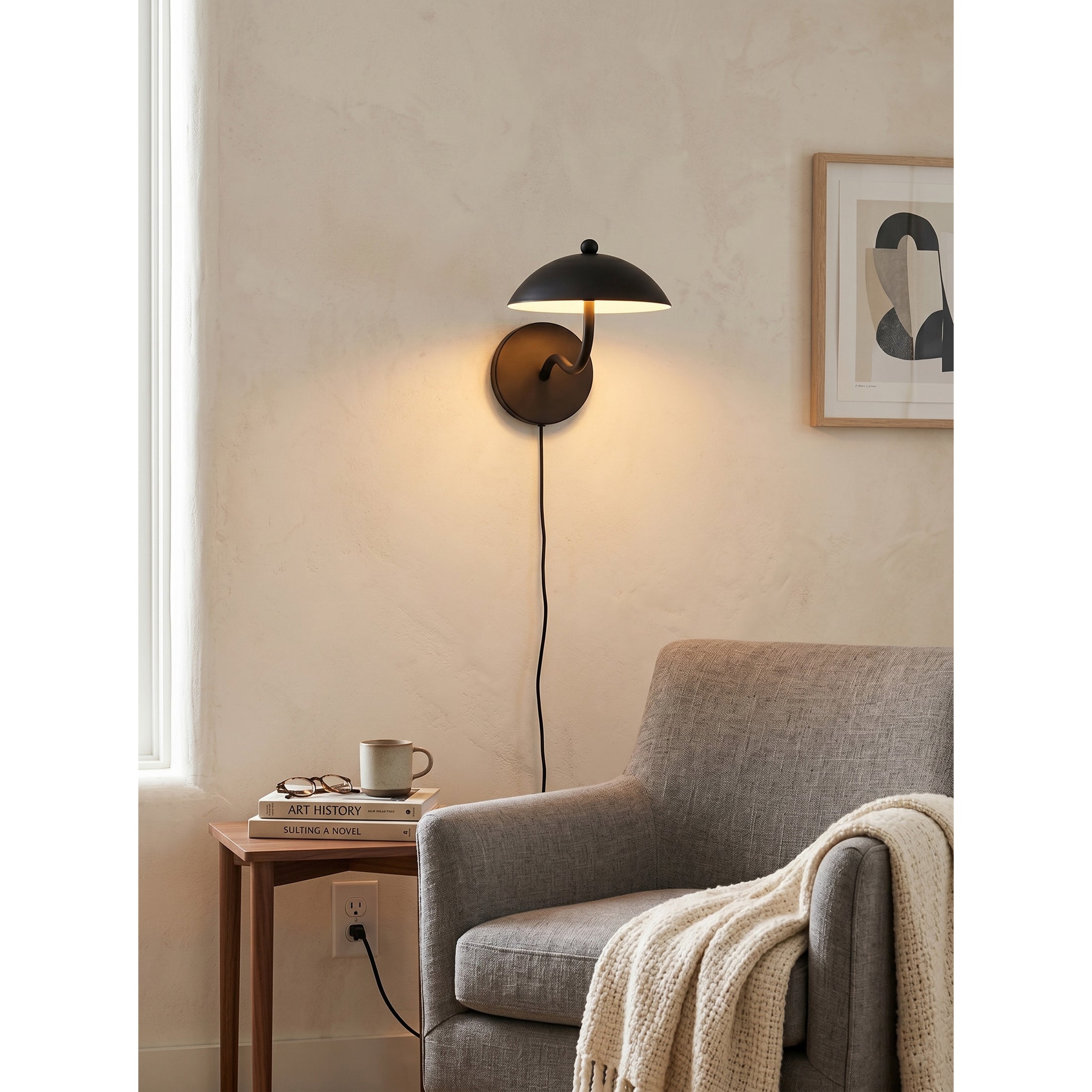 Ripple Plug-in Wall Lamp