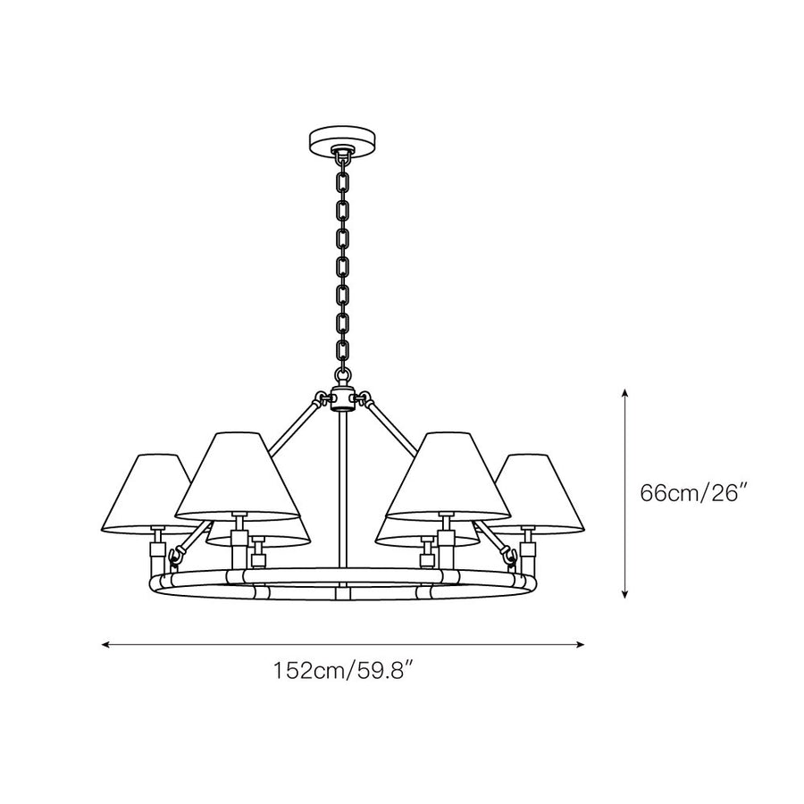 Robert Chandelier – detail 3 — Dimension drawings 1