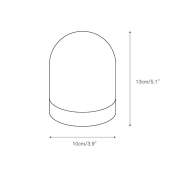 Roger Cordless Table Lamp (Built-in Battery) – detail 3 — Dimension drawings 1