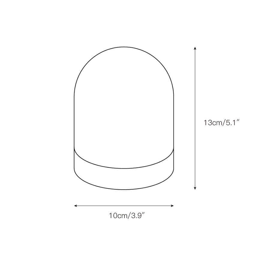 Roger Cordless Table Lamp (Built-in Battery) – detail 3 — Dimension drawings 1