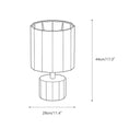 Load image into Gallery viewer, Roma Dodecagon Travertine Table Lamp

