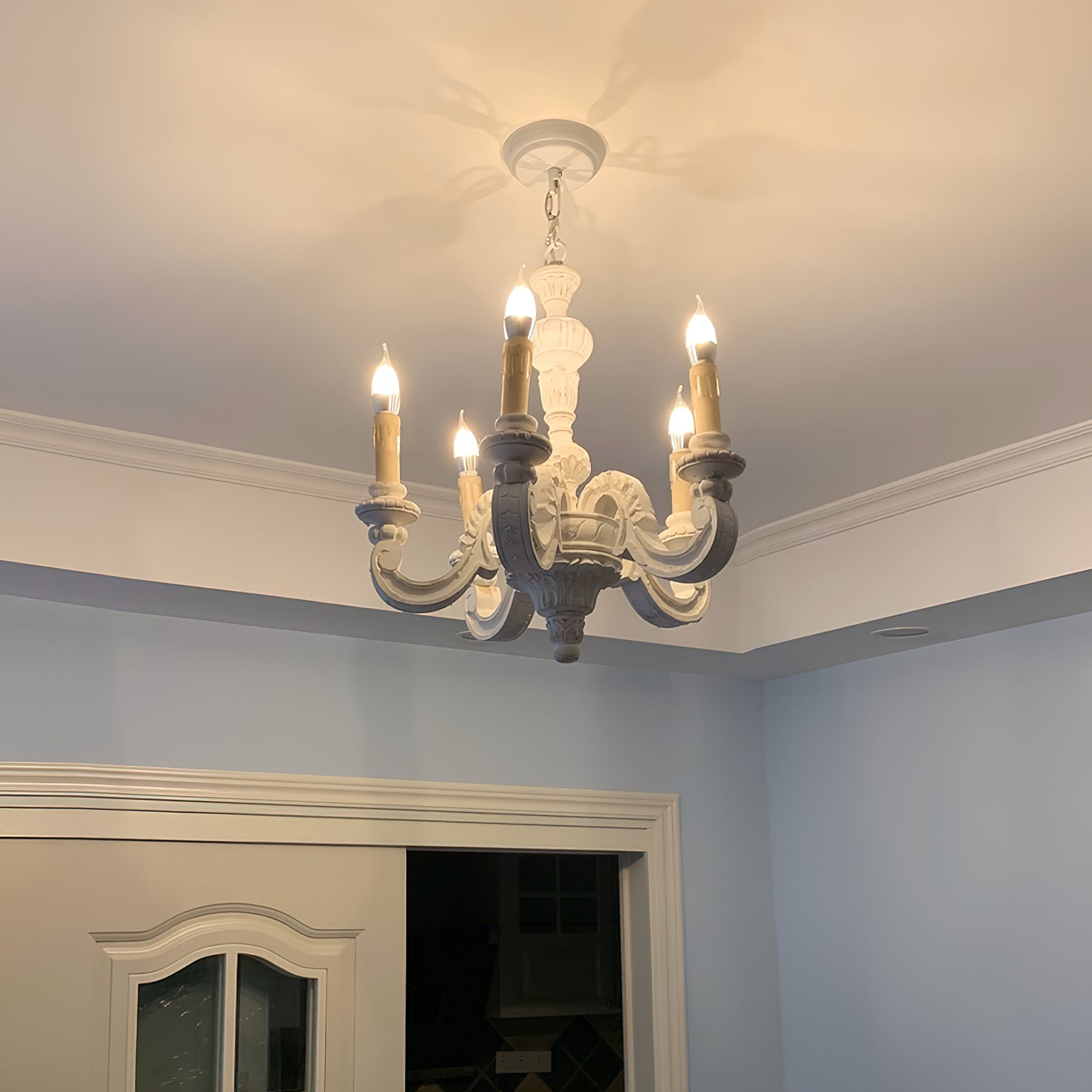 Roman Pillar Chandelier