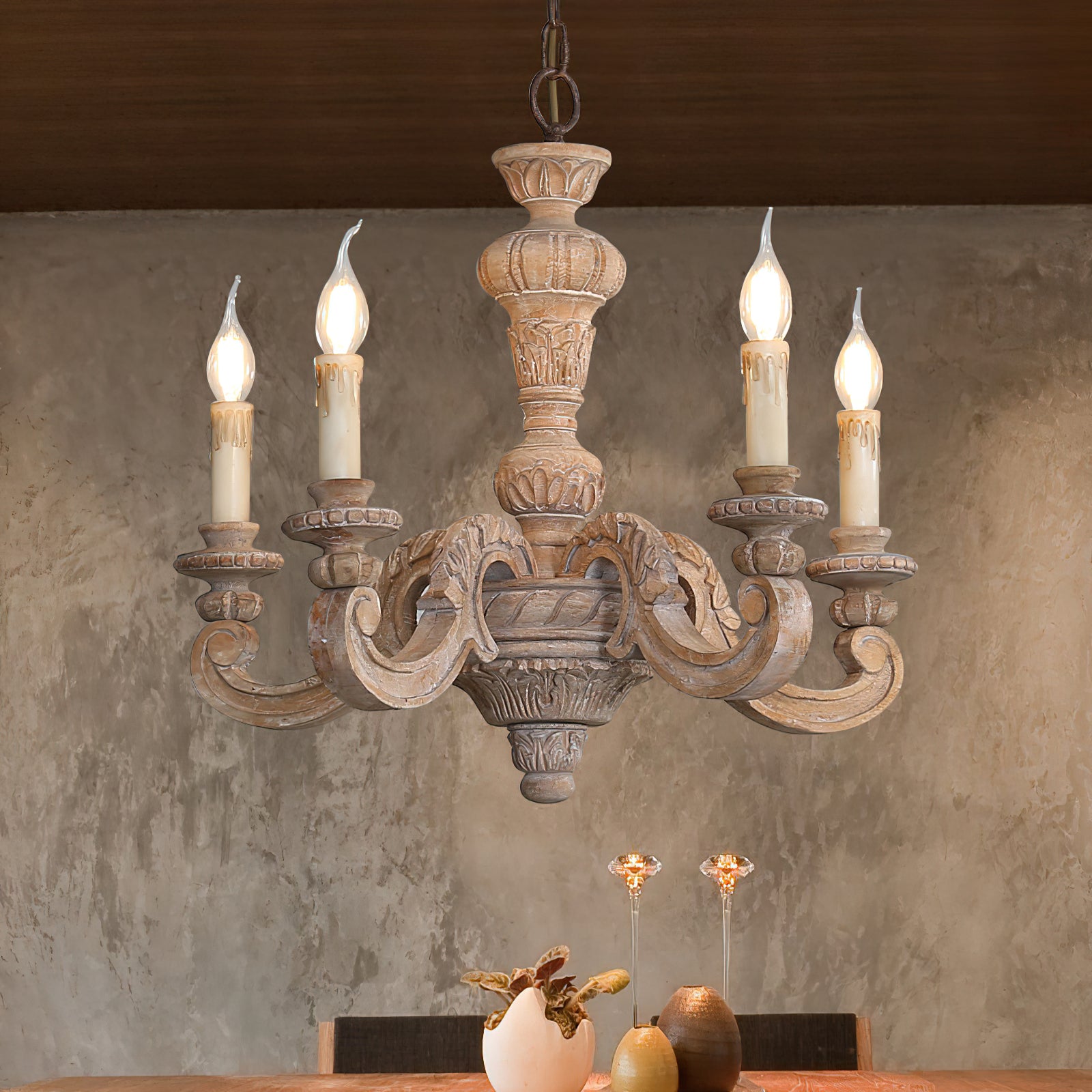 Roman Pillar Chandelier