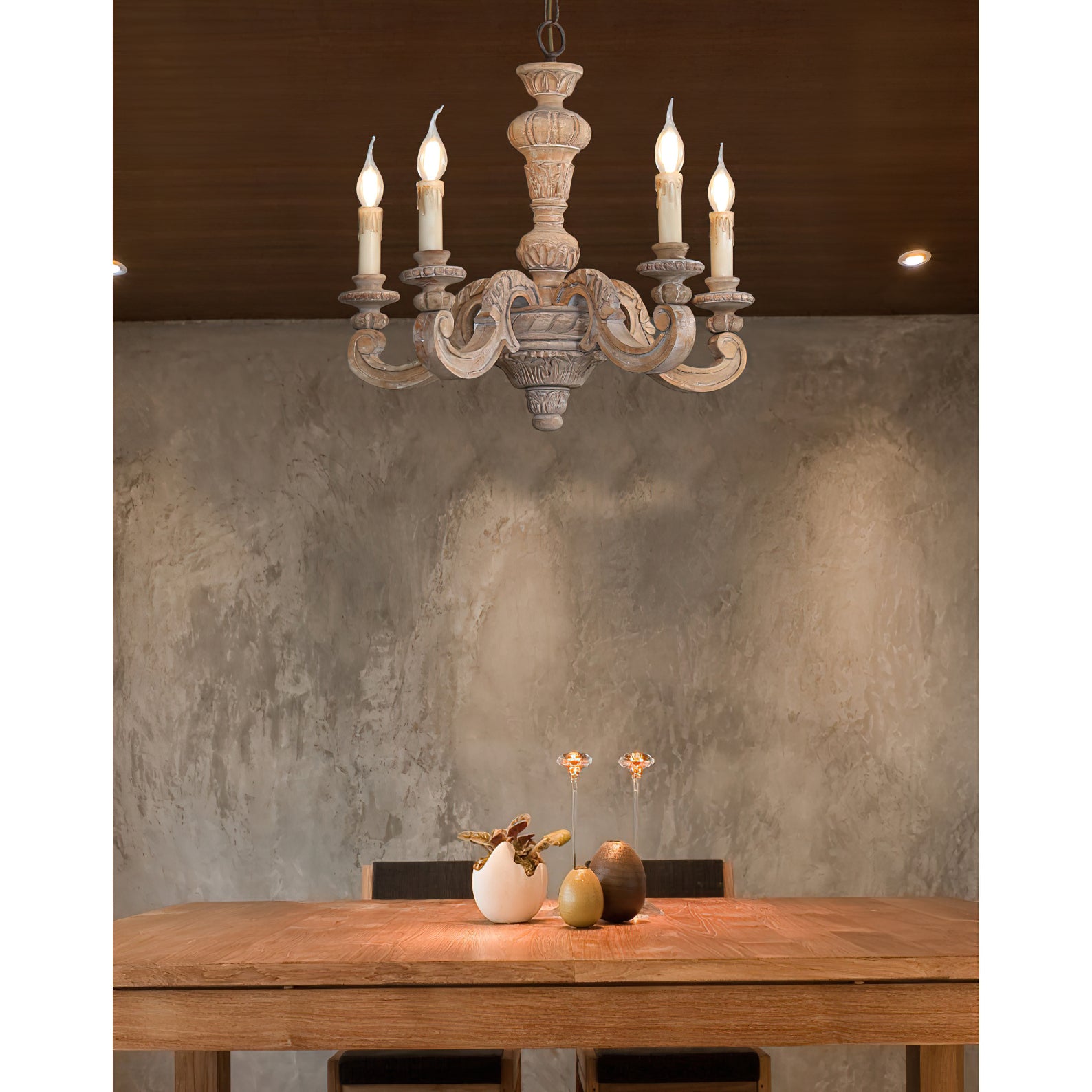 Roman Pillar Chandelier