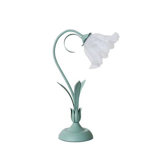 Lampe de table à fleurs romantique