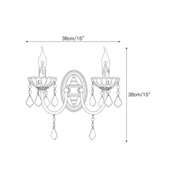 Rosalia Wall Sconce – detail 3 — Dimension drawings 1