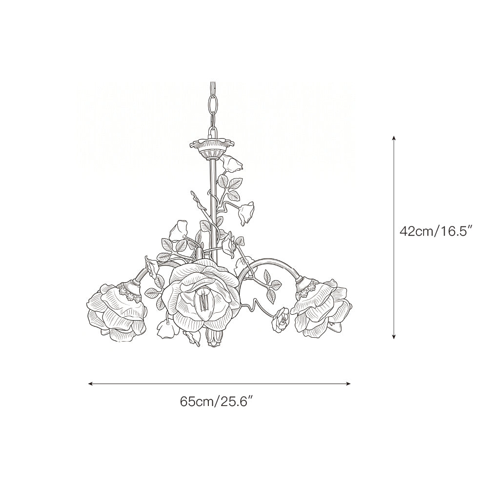 Rosalie Floral Chandelier