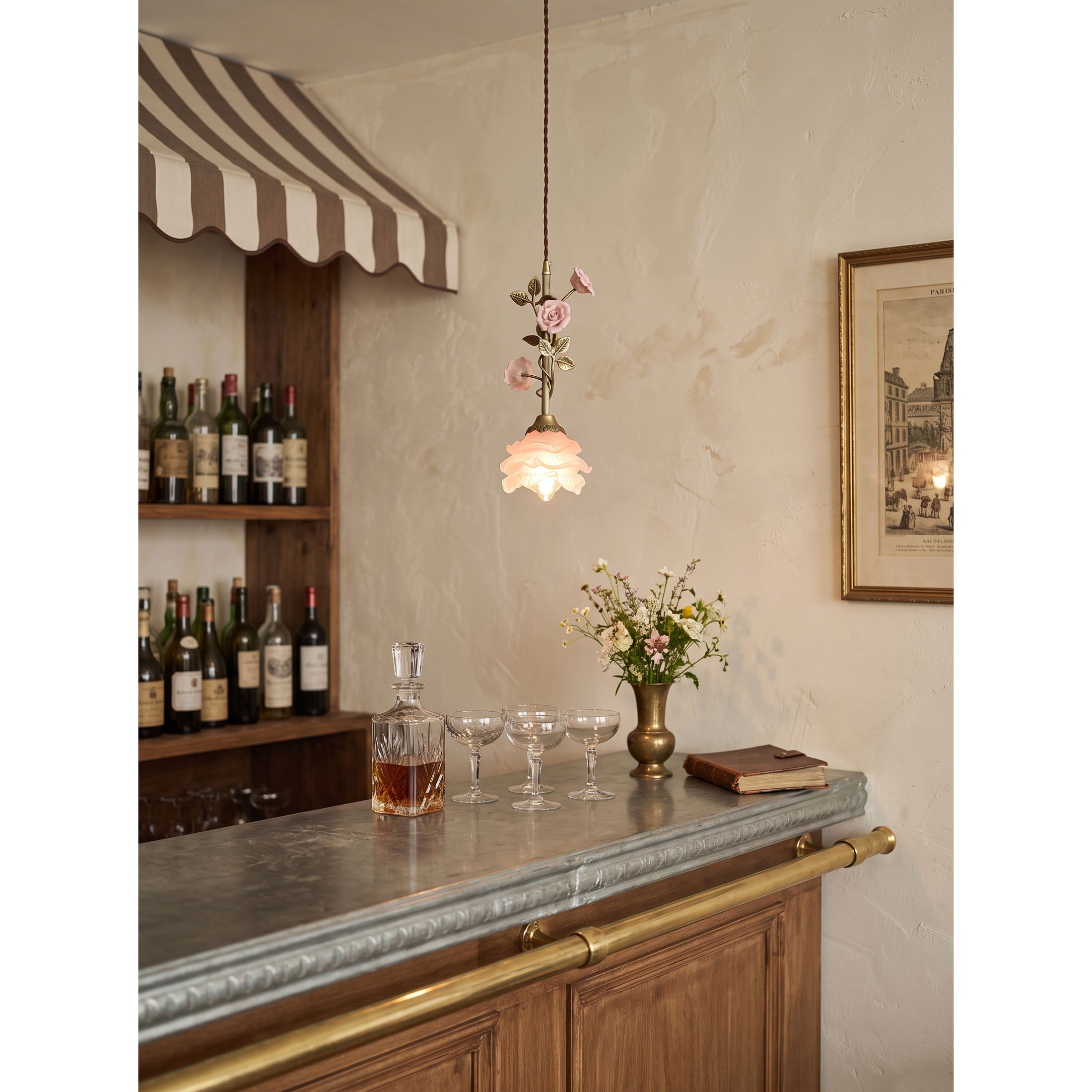 Rosalie Floral Pendant Lamp