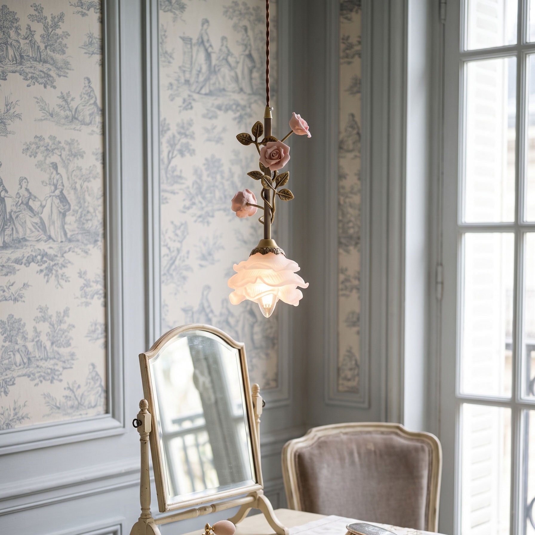 Rosalie Floral Pendant Lamp