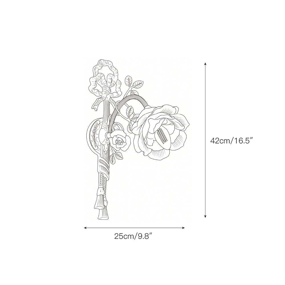 Rosalie Floral Pink Sconce