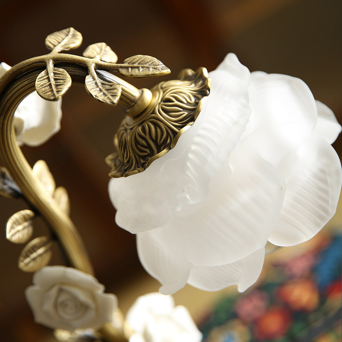 Rosalie Floral Table Lamp