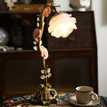 Load image into Gallery viewer, Rosalie Floral Table Lamp
