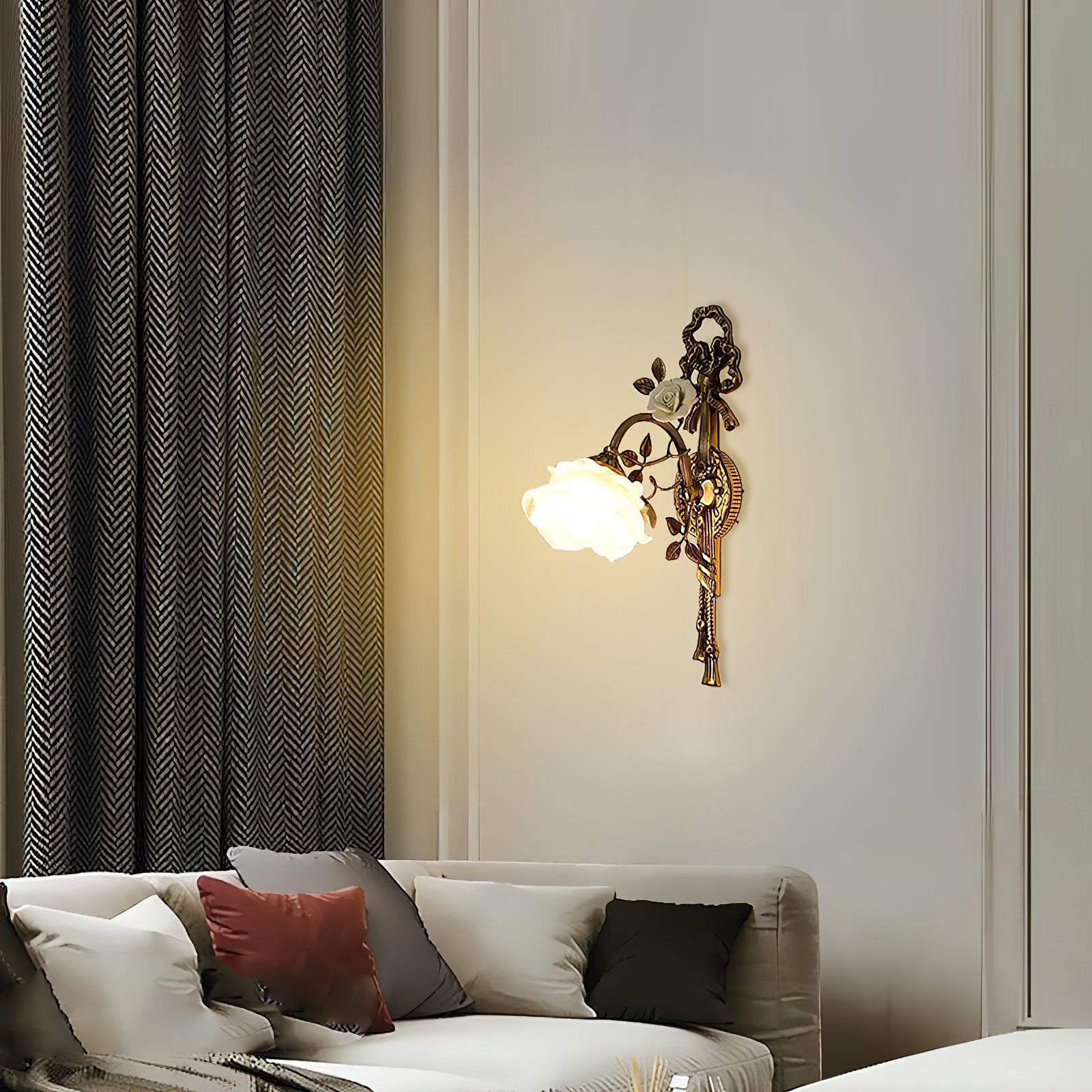 Rosalie Floral Wall Lamp