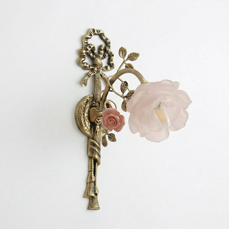 Rosalie Floral Pink Sconce