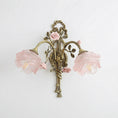 Load image into Gallery viewer, Rosalie Floral Pink Sconce
