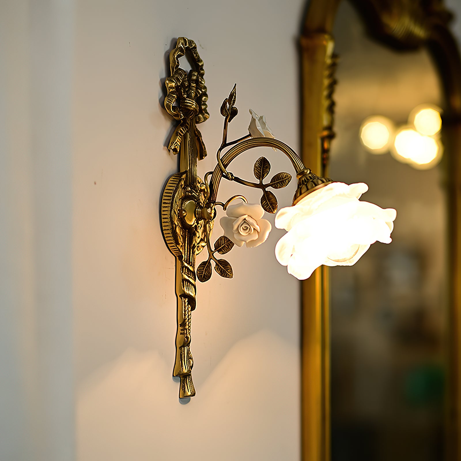 Rosalie Floral Wall Lamp