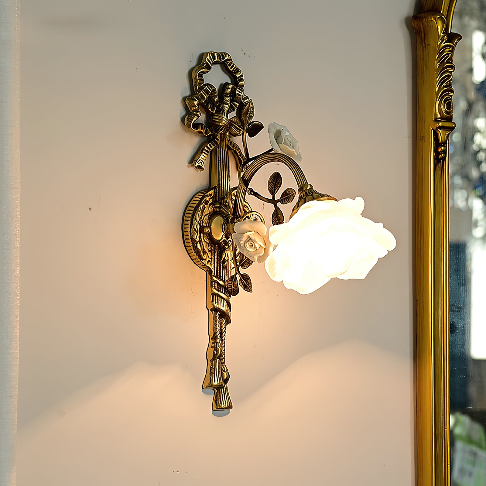 Rosalie Floral Wall Lamp