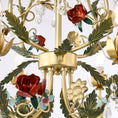 Load image into Gallery viewer, Rose Flowers Chandelier
