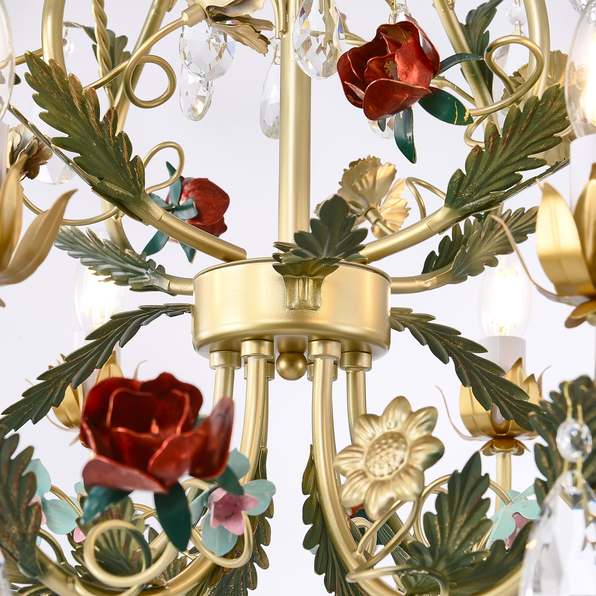 Rose Flowers Chandelier