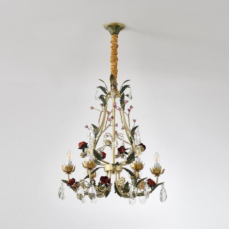 Rose Flowers Chandelier