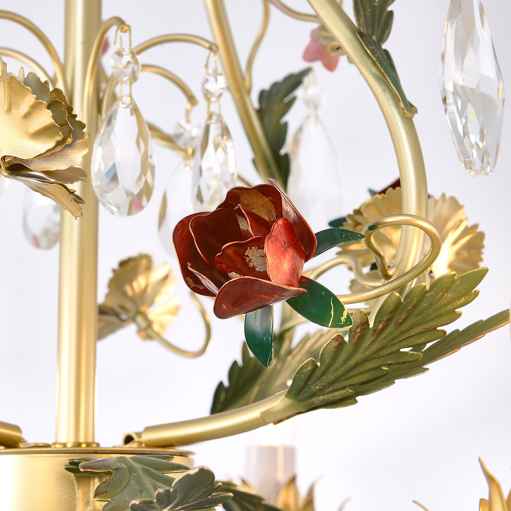 Rose Flowers Chandelier