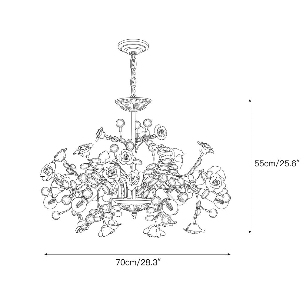 Roseto Chandelier