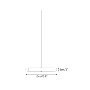 Rotating Rainbow Pendant Lamp – detail 4 — Dimension drawings 2