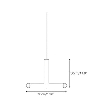 Rotating Rainbow Pendant Lamp – detail 6 — Dimension drawings 4