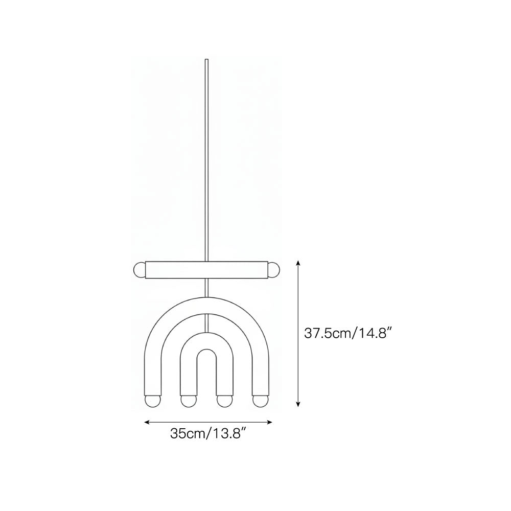 Rotating Rainbow Pendant Lamp