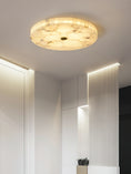 Load image into Gallery viewer, Round Alabaster Ceiling Lamp
