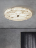 Load image into Gallery viewer, Round Alabaster Ceiling Lamp
