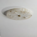 Load image into Gallery viewer, Round Alabaster Ceiling Lamp
