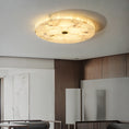 Load image into Gallery viewer, Round Alabaster Ceiling Lamp
