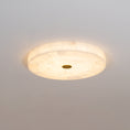 Load image into Gallery viewer, Round Alabaster Ceiling Lamp
